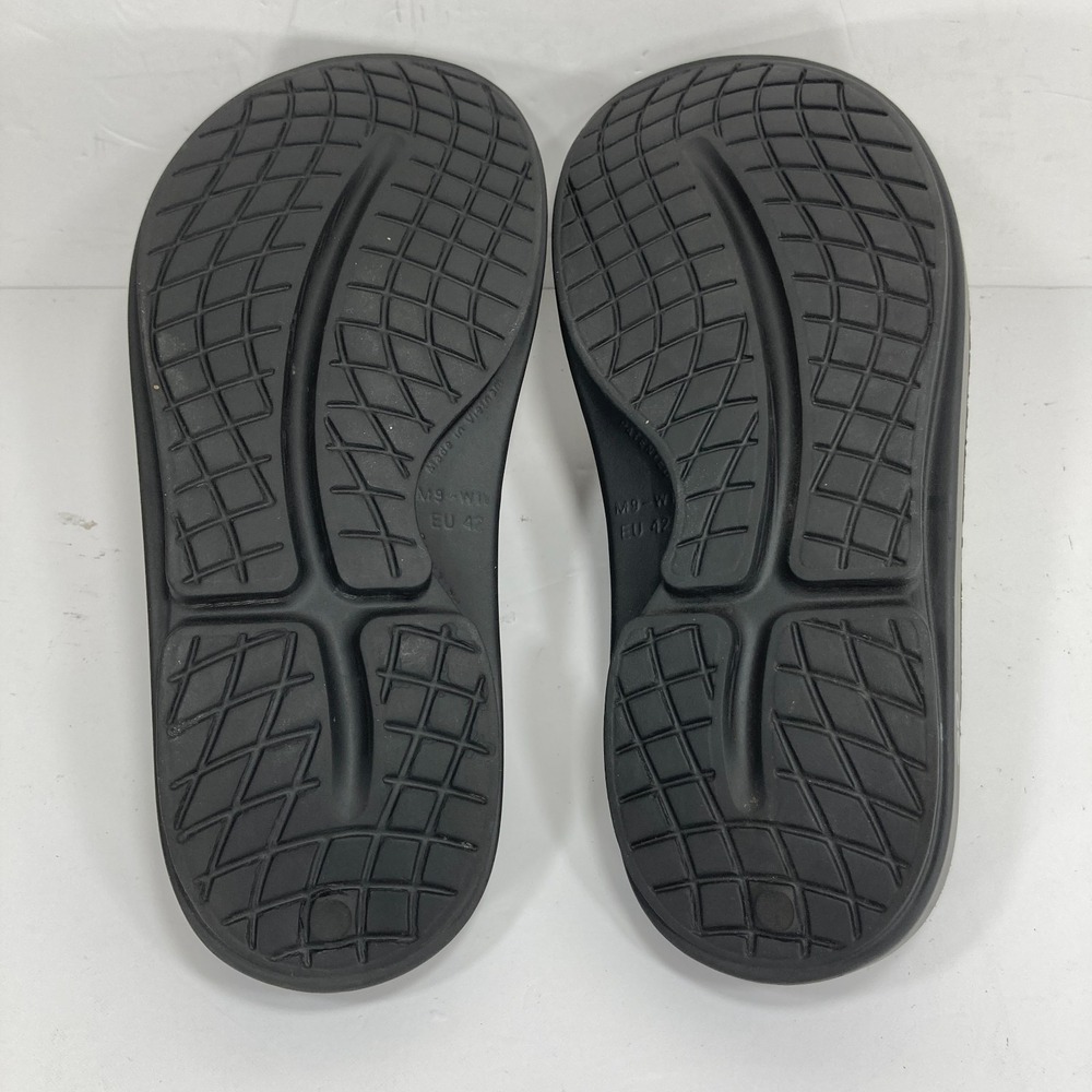 OOFOS OOahh Luxe Slides Mens 9 Womens 11 Recovery Metallic Unisex Sandals - Picture 9 of 10